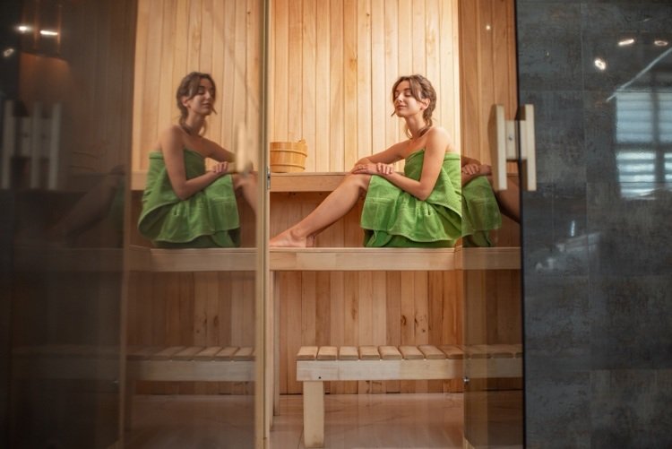 A sauna tem muitos benefícios para a saúde