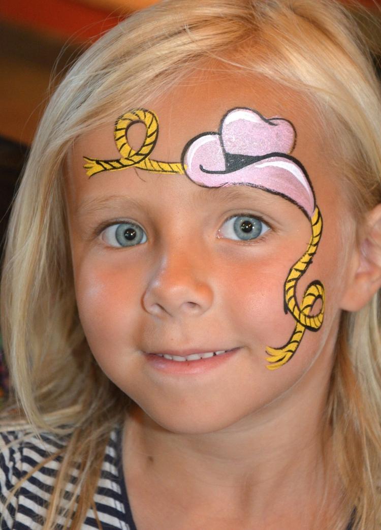 cowboy-make-up-cowgirl-face-cowboy-hat-rope-girl-carnival-carnival