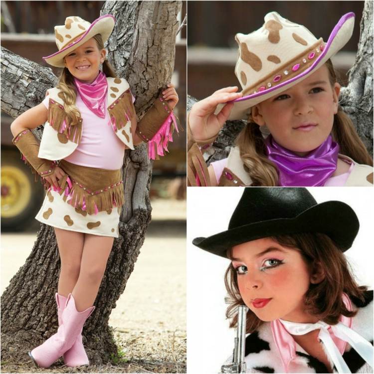 lápis-maquiagem-vaqueira-menina-batom-suave-rosa-rosa-rosa-bochecha-lábios-vermelho-metálico de contorno de olhos cowboy-make-up-cowgirl-girl-batom