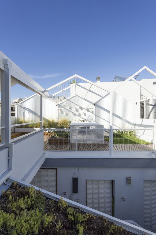 telhado-terraço-design-sustentável-orçamento-branco-aço-verde