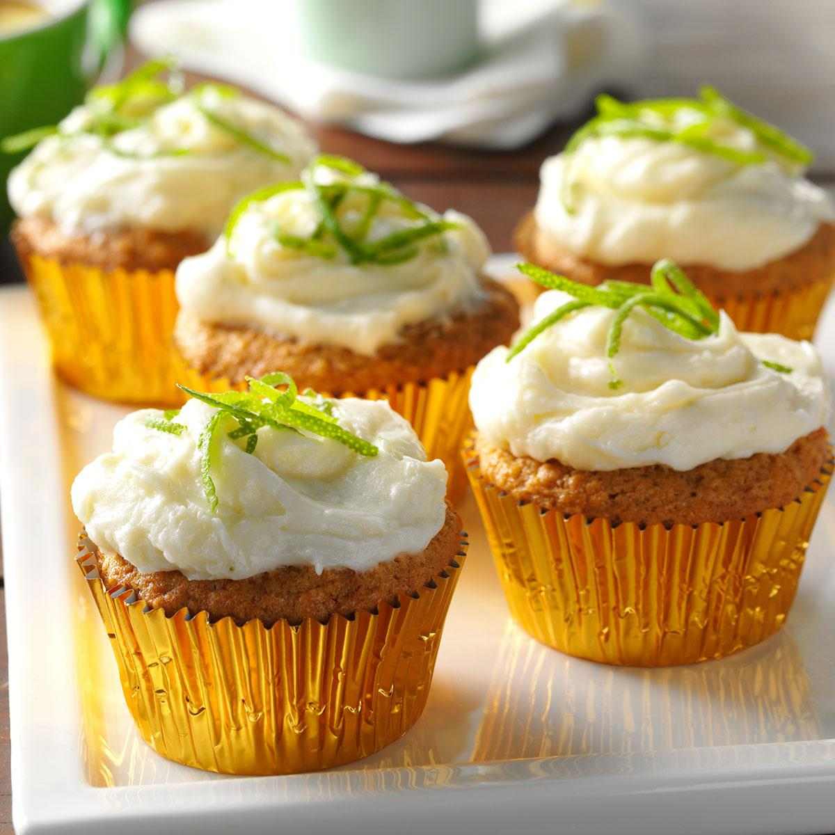 Receita de Caipirinha Muffins Lime Cupcakes Asse Frosting Easy