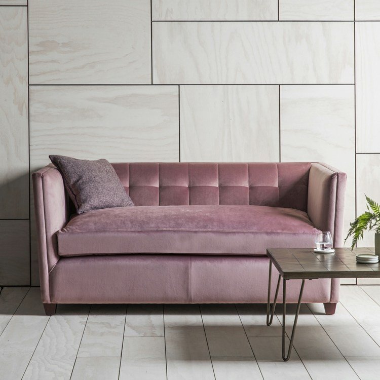 sofá veludo rosa rosa escuro antigo glamour dicas de cuidados
