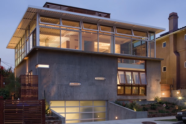 arquitetura moderna - fachada de vidro