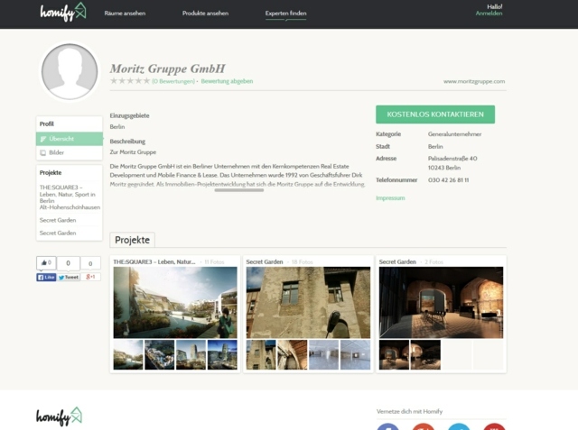 Especialistas em construção de projetos Alemanha portal Homify emocionante