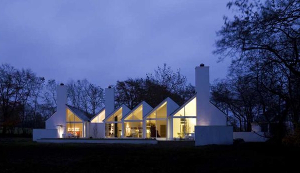 Arquitetura inovadora de casa de arte dobrável em papel