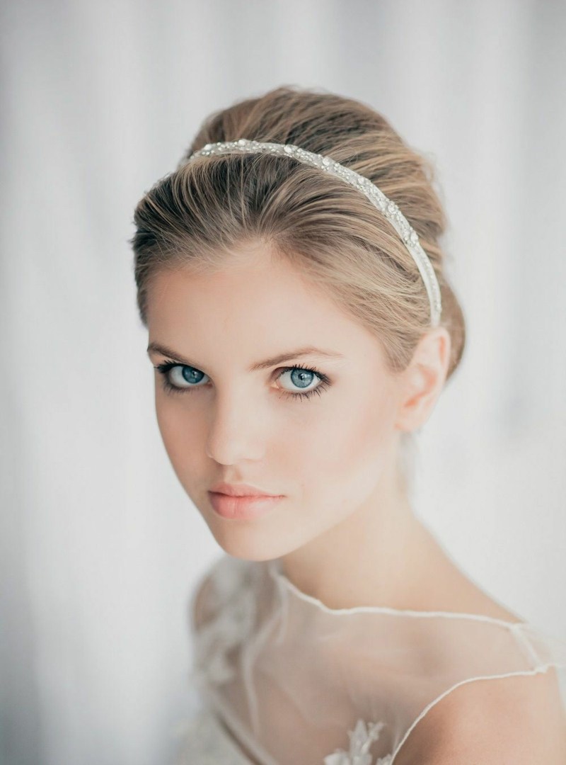 maquiagem de noiva simples, claro, penteado penteado
