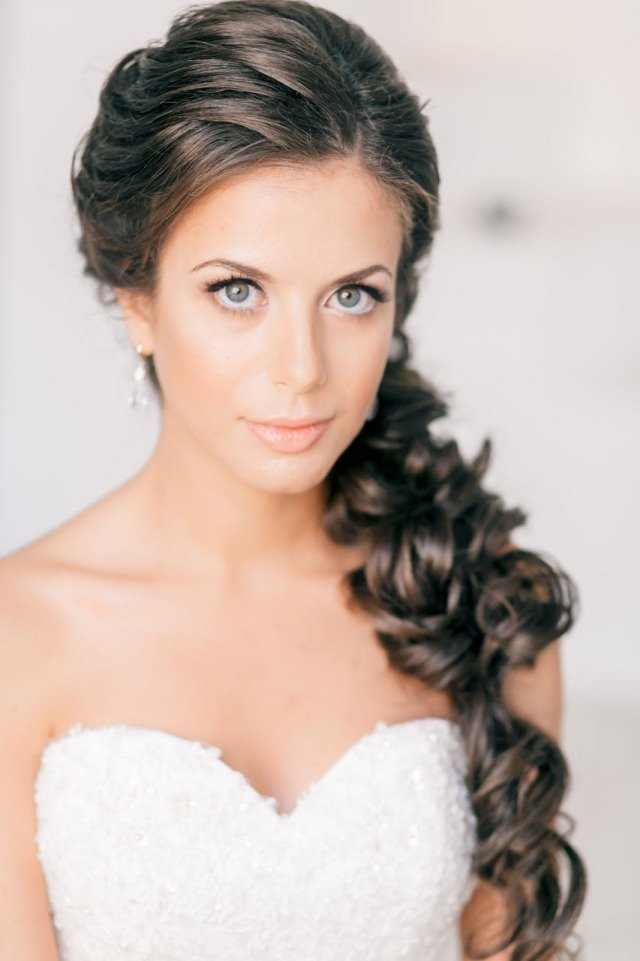 Olhos de Maquilhagem de Noiva de Casamento em tons pastel discretamente naturais