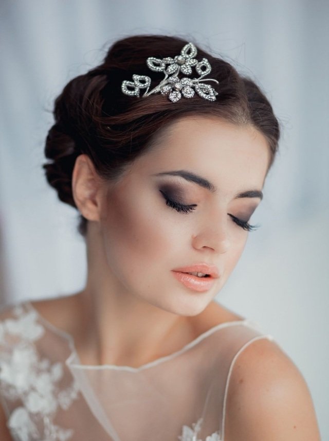 Sombra brilhante labial cor de pêssego bonita maquiagem para olhos