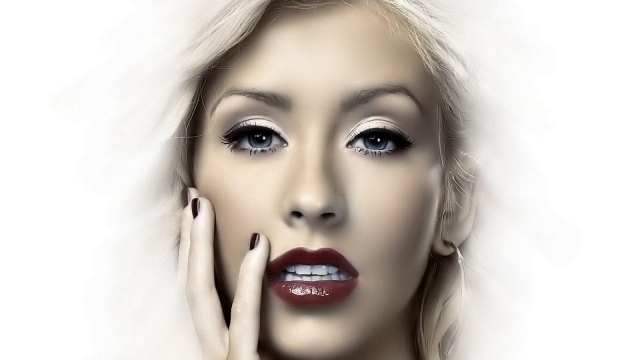 christina aguilera famosa talentosa linda mulher atraente