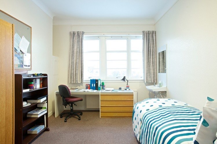 Mobília de quartos de estudantes dormitório-pia-cama de solteiro-móveis usados