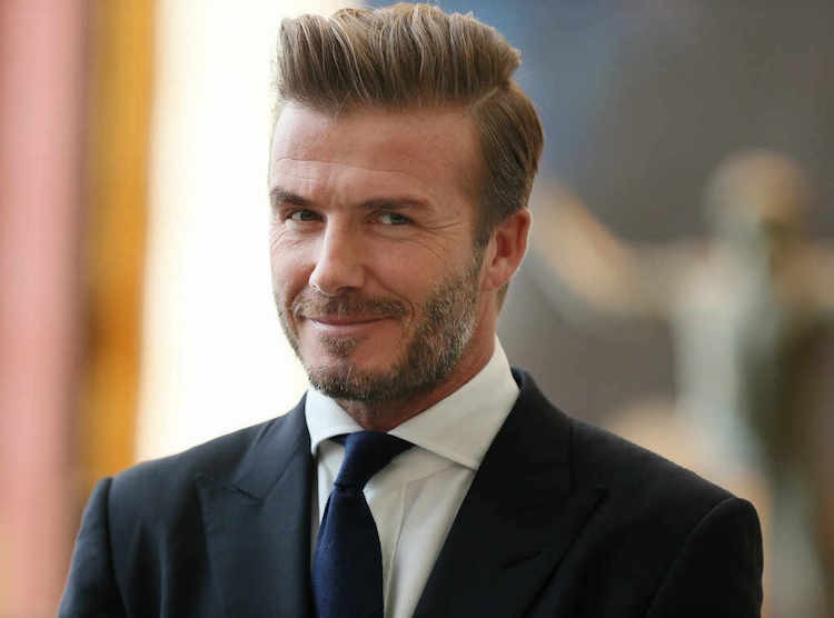 David beckham penteado moderno penteado atual