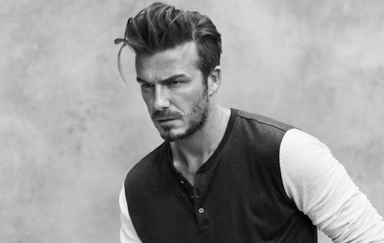 cabelo de David beckham de comprimento médio fora da cama