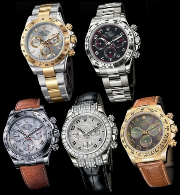 cinco fitas rolex alternativas diferentes variantes ótima escolha