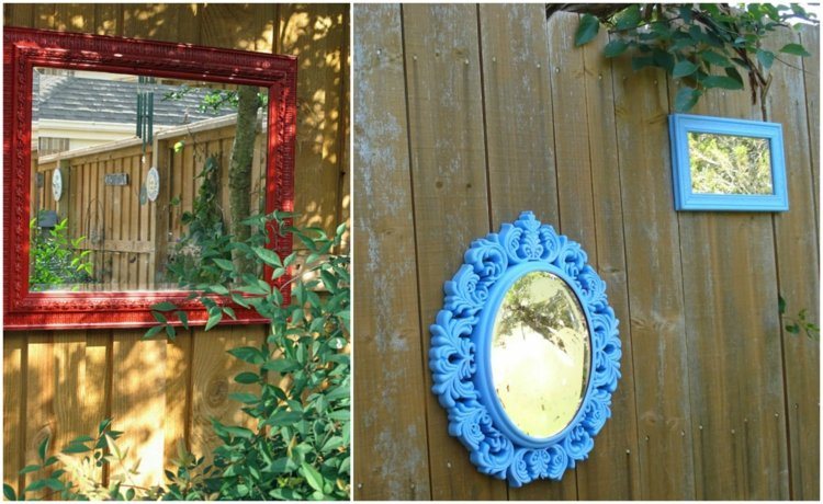 deco-garden-fence-mirror-red-blue-frame-wood