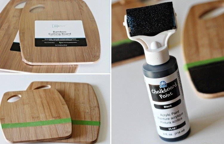 decoração-ideias-cozinha-faça-você-mesmo-colchetes-conjunto-bambu-placa-corte-personalize