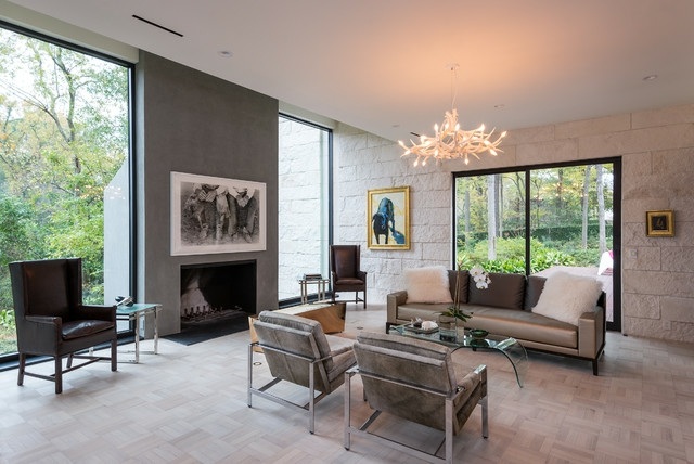 Poltrona de parede de gesso com ideias de design e arte moderna