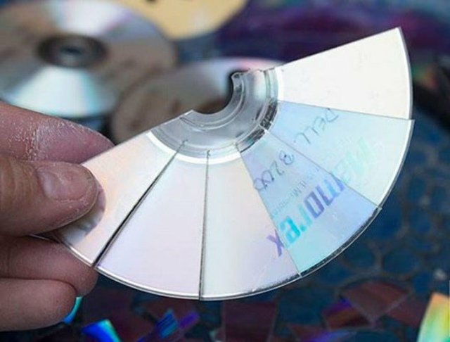 tigela de mosaico de cd decorar placas de forma eficaz