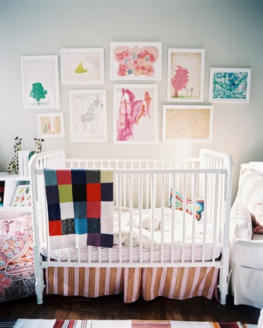 decoração de fotos de arte de parede no quarto do bebê para fazer você mesmo