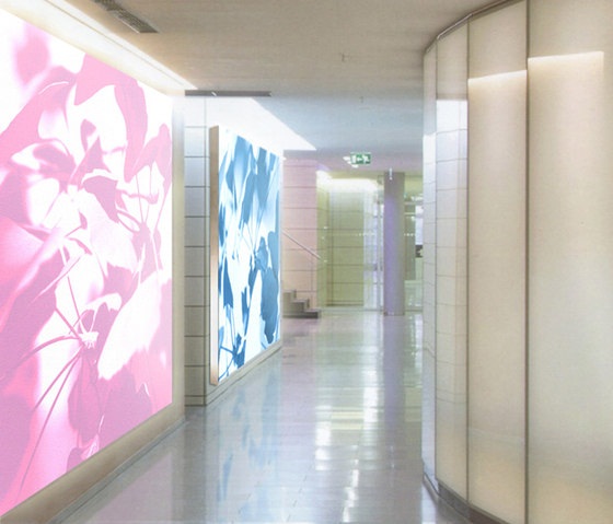 Painéis de decoração de parede - ideias de parede com padrão de flores