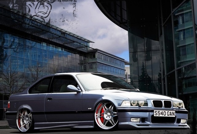 Bmw M3 E36 cinza metálico duas portas