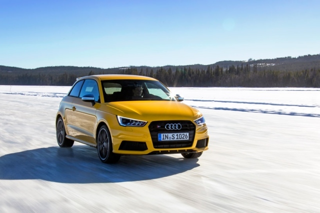 Condições meteorológicas para neve dianteira do Audi S1