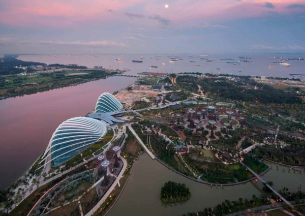 gigante-parque de diversões-verde-arquitetura sustentável