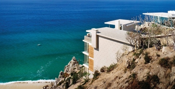 Casa dos sonhos construída em uma colina com vista pitoresca Casa Finisterra Steven Harris