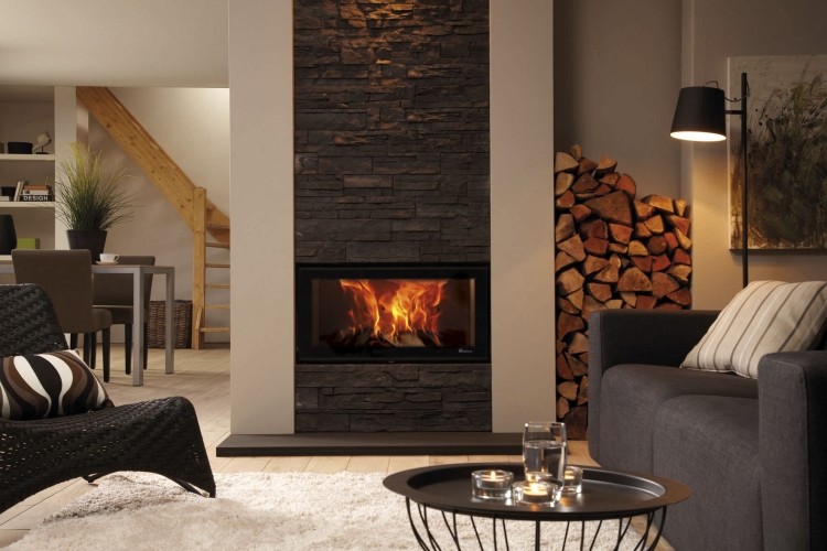 design-fogão-tijolos-fotos-moderno-madeira-lenha-pedra natural-decorado-sofá-tapete macio