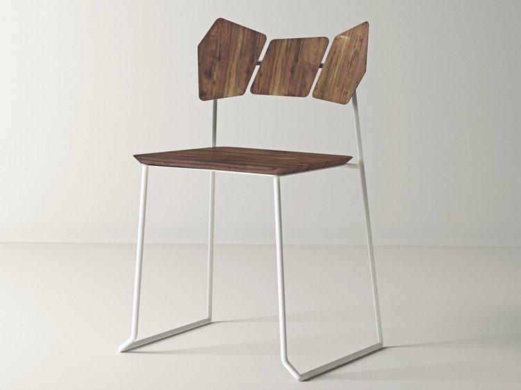 moderno-assento-cadeira-madeira-design-industrial-estrutura de metal-kinoki
