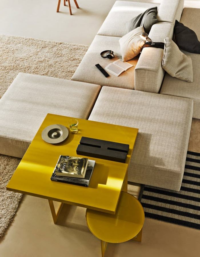 designer-mesas de centro-alto brilho-retro-look-amarelo-DOMINO-Nicola-Gallizia