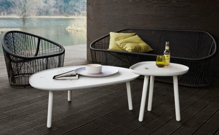 white-coffee-tables-set-design-three-legged-NINFEA-Ludovica + Roberto-Palomba