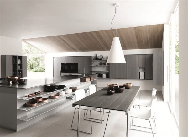 mobiliário moderno design cozinha ilha equipamentos de alta qualidade