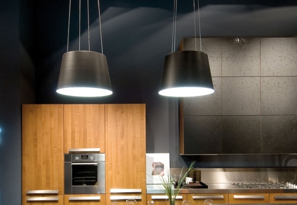 luzes projetadas por fontana arte candeeiro suspenso de cozinha