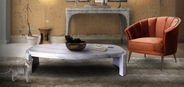 mesa de centro brabbu tacca design inspirado em bainha de mármore