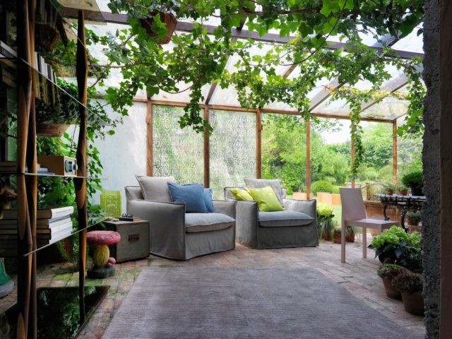 Telhado terraço ideia de móveis de jardim sistema de prateleiras videiras