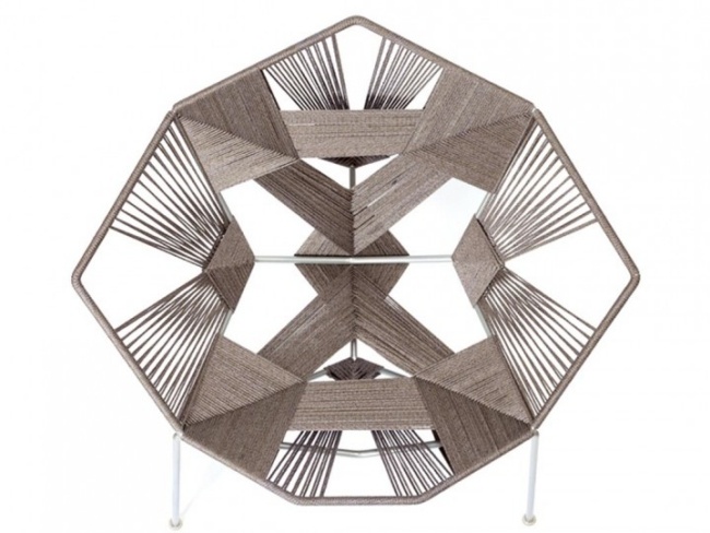 cadeiras de design COD sensação de sentar-se tecido de matriz geométrica