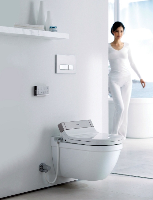 SensoWash Starck3 Duravit controle remoto de alta tecnologia