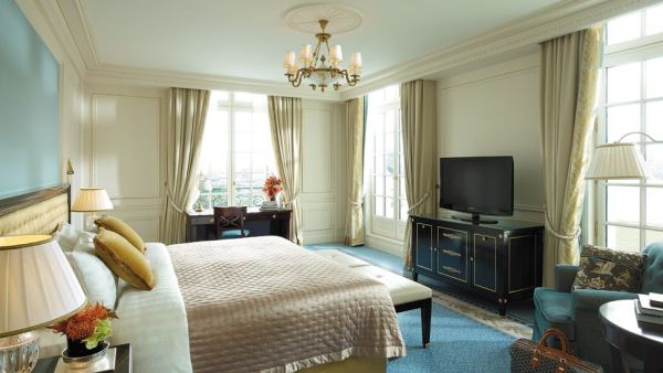 quarto shangri la hotéis de luxo mais caros de paris