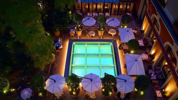 piscina pátio royal monceau hotéis mais caros de paris