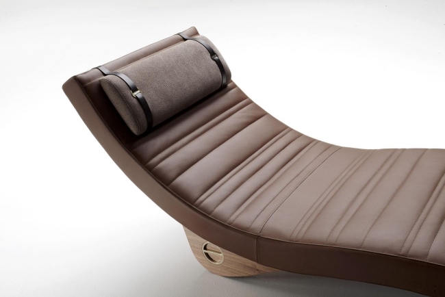 móveis de couro marrom escuro design para assentos por borbonese casa