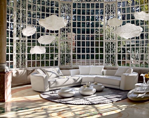 Roche Bobois-modern-furniture-design-white-sofa