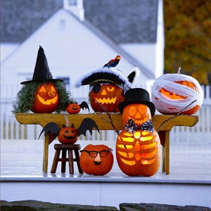 abóboras de halloween