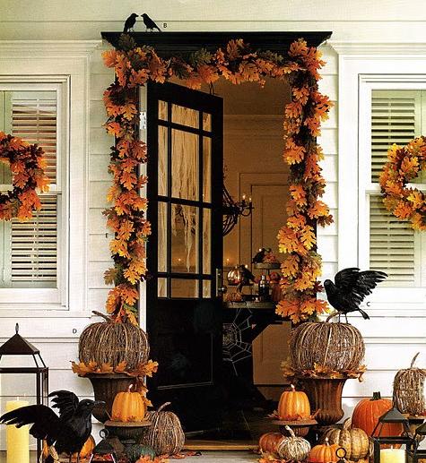 decoração da varanda halloween