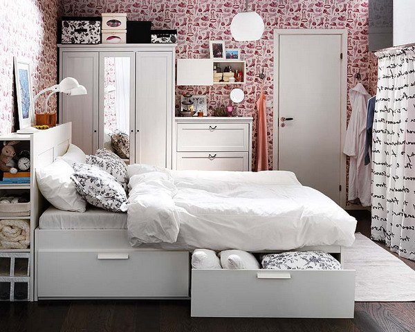 cama com gavetas de cama box menina quarto menina