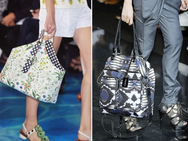 Tendências em bolsas 2014 estampas de motivos primavera-verão