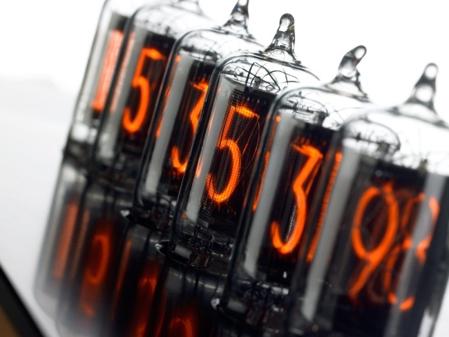 Tubos de chronotronix v400 de relógio Nixie