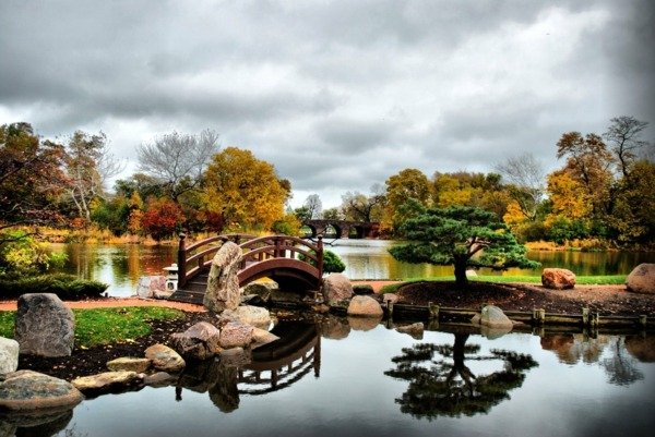 Jardins japoneses Harmonia perfeita no jardim Zen