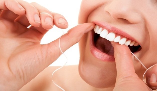 Fio dental para cuidados dentários use pontas úteis dentes brancos