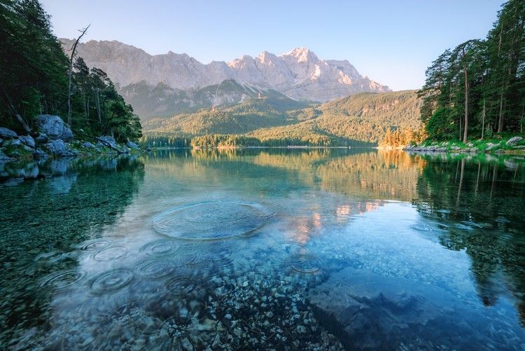 Férias no lago na Alemanha dicas de esportes aquáticos de Eibsee