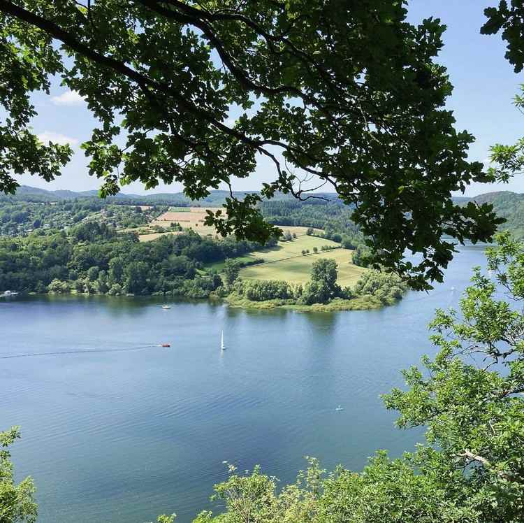 Edersee Hessen aponta os lagos mais bonitos da lista da Alemanha